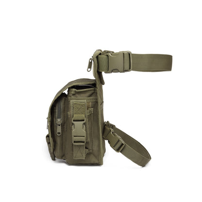 B05 Wild Fishing Portable Waist Bag Outdoor Sports Multifunctional Leg Bag(Army Green) - Waist Bags by PMC Jewellery | Online Shopping South Africa | PMC Jewellery