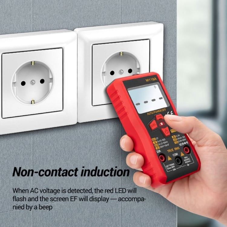ANENG M118A High-Precision Automatic Range Multimeter Multi-Function Small Electrician Instrumentation Digital Universal Meter - Digital Multimeter by ANENG | Online Shopping South Africa | PMC TechLife | Buy Now Pay Later Mobicred