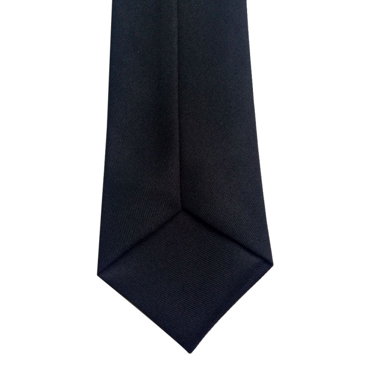 Security Check Wedding Funeral Security Guard Black Button Tie(Black) - Tie clip by PMC Jewellery | Online Shopping South Africa | PMC Jewellery