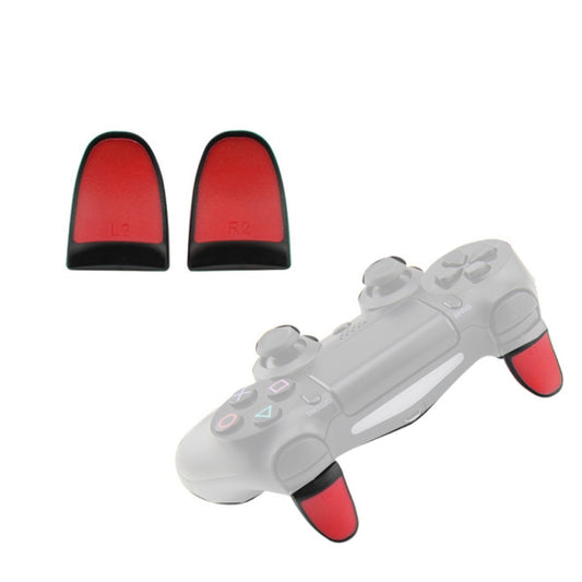 2 Pairs Gamepad Extended Buttons L2R2 Buttons Suitable For PS4(Red) - Gamepads by PMC Jewellery | Online Shopping South Africa | PMC Jewellery