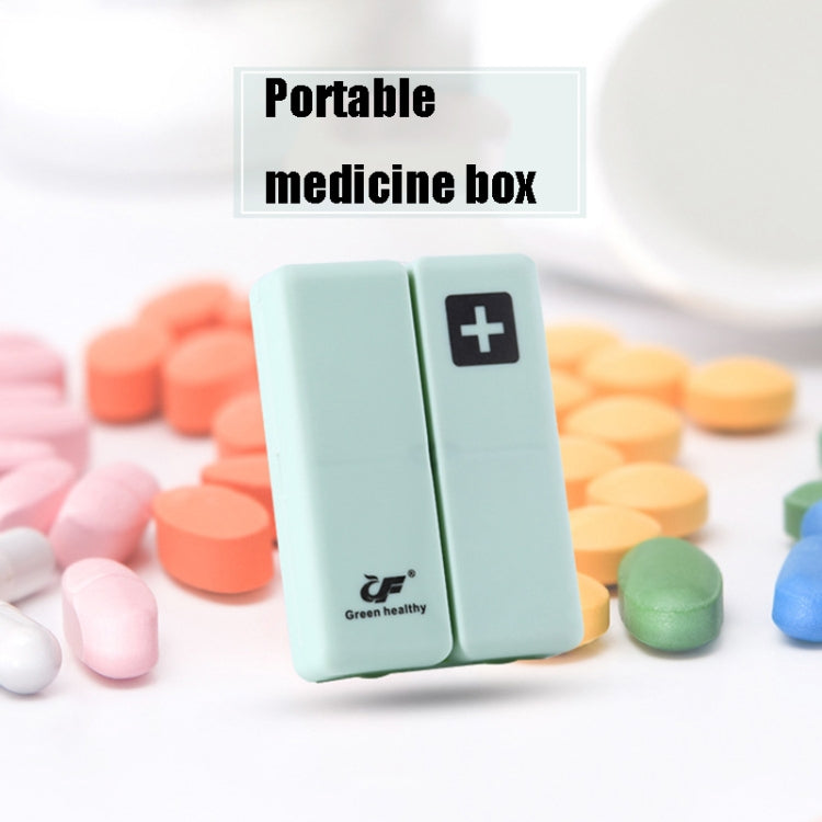 Folding Portable Sealed and Dispensing Small Pill Box(White) - Pill Boxes by PMC Jewellery | Online Shopping South Africa | PMC Jewellery