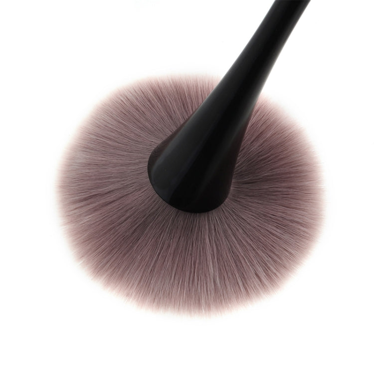 2 PCS Single Small Waist Makeup Brush Nail Powder Dust Blush Loose Powder Brush, Specification: Golden Rod Brown Hair - Makeup Brushes by PMC Jewellery | Online Shopping South Africa | PMC Jewellery