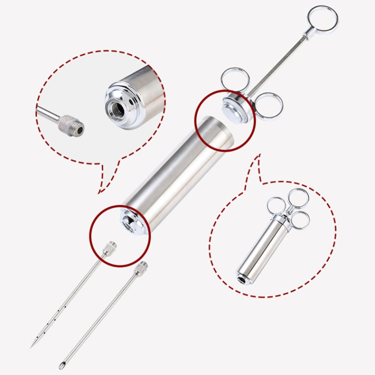 304 Stainless Steel Seasoning Syringe Barbecue Tool Turkey Needle Set - Gadgets by PMC Jewellery | Online Shopping South Africa | PMC Jewellery