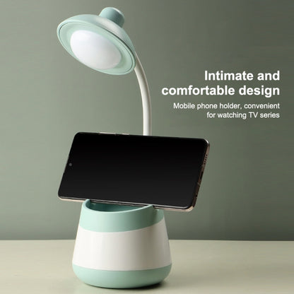 USB Charging LED Desk Light Eye Protection Lamp with Pen Holder and Phone Holder(CS276-4 Black) -  by PMC Jewellery | Online Shopping South Africa | PMC Jewellery