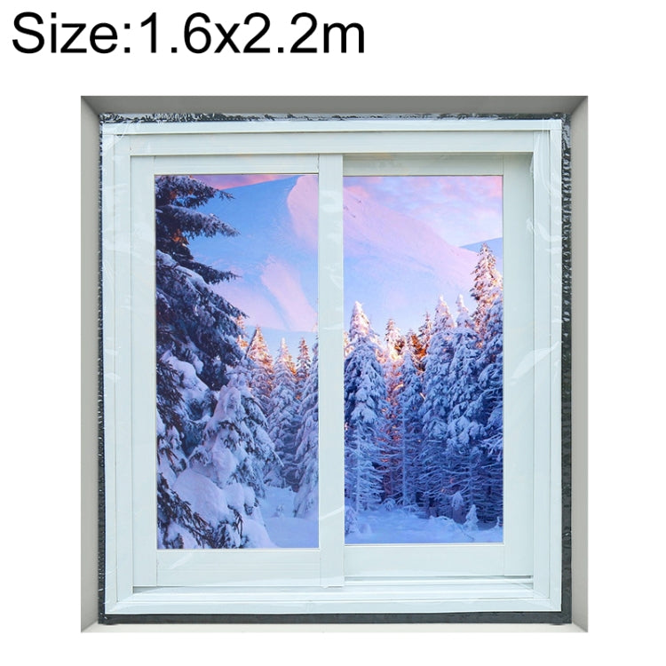Window Windproof Warm Film Indoor Air Leakage Soundproof Double-Layer Insulation, Specification: 1.6x2.2M - Door & Window Films by PMC TechLife | Online Shopping South Africa | PMC TechLife