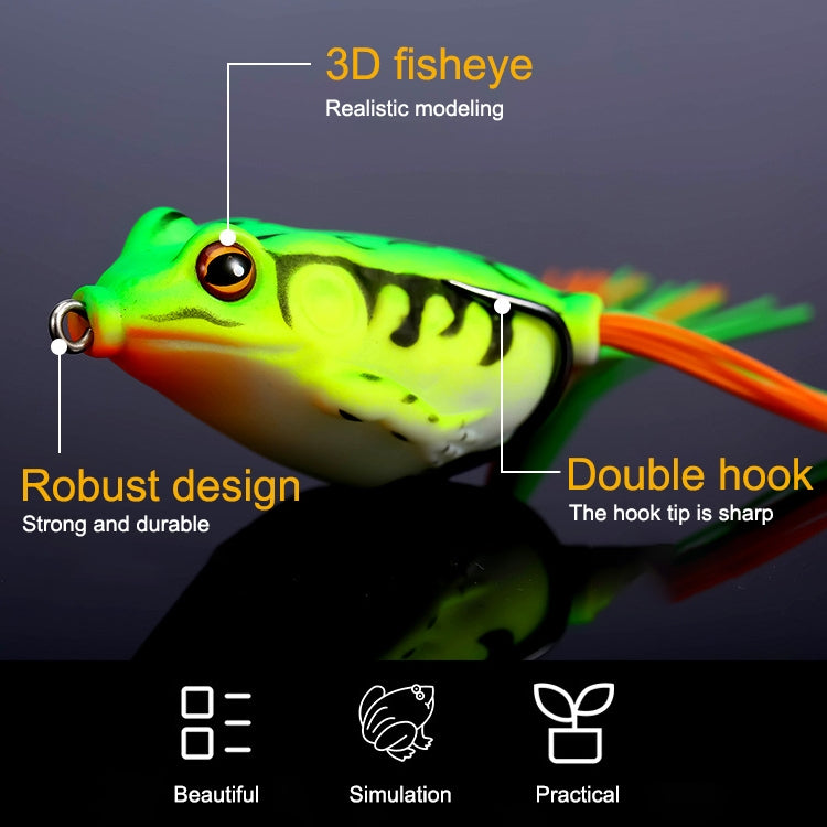 Bionic Thunder Frog Lure Bait Simulation Fishing Bait, Specification: 5.0cm/9g(21) - Fishing Lures by PMC TechLife | Online Shopping South Africa | PMC TechLife