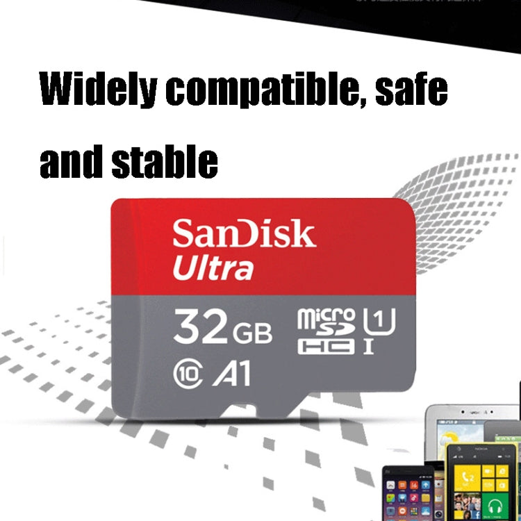 SanDisk A1 Monitoring Recorder SD Card High Speed Mobile Phone TF Card Memory Card, Capacity: 128GB-100M/S - Micro SD Card by SanDisk | Online Shopping South Africa | PMC Jewellery