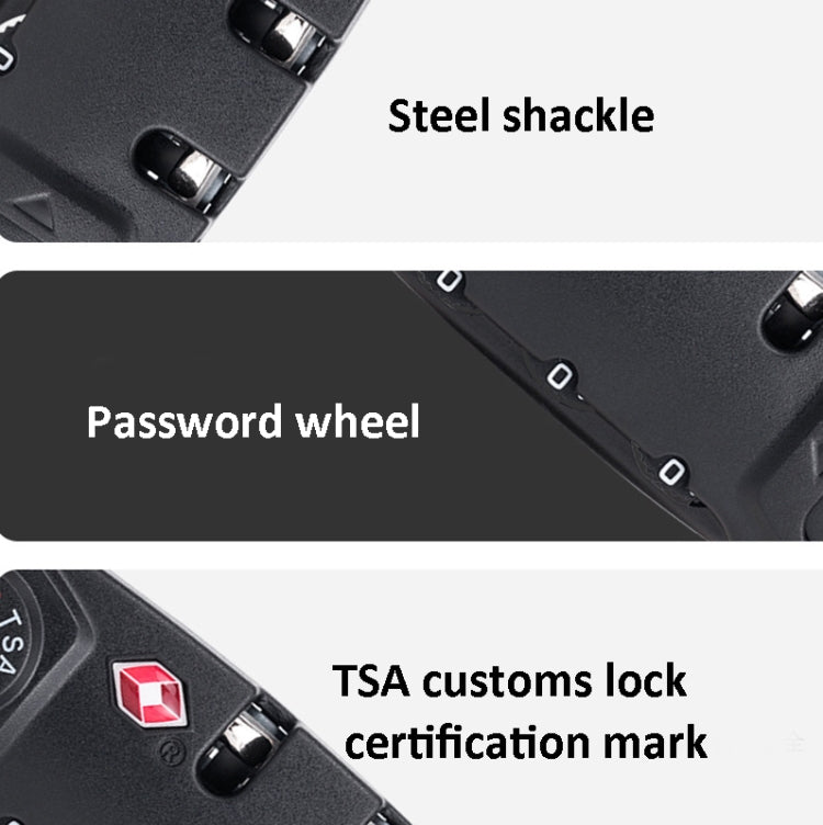 TSA007 Customs Lock Luggage Code Lock - Padlocks by PMC Jewellery | Online Shopping South Africa | PMC Jewellery