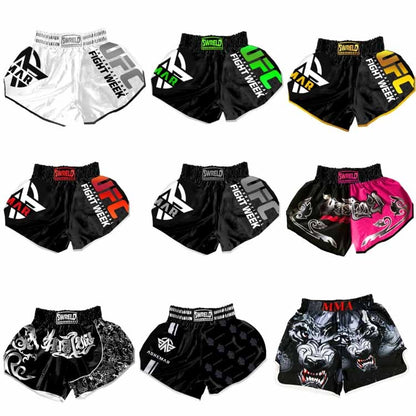 SWERLD Boxing/MMA/UFC Sports Training Fitness Shorts, Size: XXL(2) - Sports Shorts by SWERLD | Online Shopping South Africa | PMC Jewellery