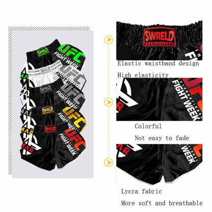 SWERLD Boxing/MMA/UFC Sports Training Fitness Shorts, Size: XXL(14) - Sports Shorts by SWERLD | Online Shopping South Africa | PMC Jewellery