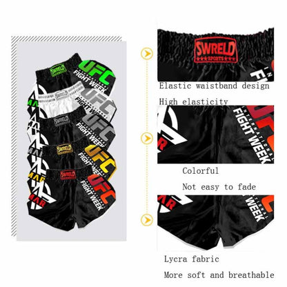 SWERLD Boxing/MMA/UFC Sports Training Fitness Shorts, Size: XXL(15) - Sports Shorts by SWERLD | Online Shopping South Africa | PMC Jewellery