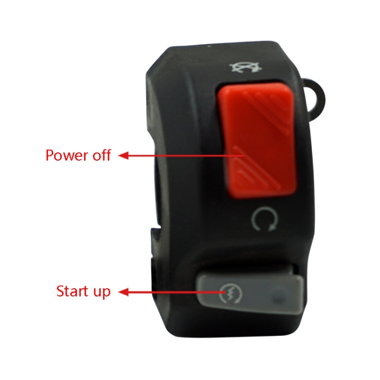 2 PCS Motorcycle Modified Faucet Extinguished Start Switch - Electrical System by PMC TechLife | Online Shopping South Africa | PMC TechLife