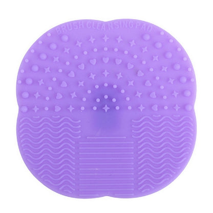 5 PCS Four-leaf Clover Silicone Cosmetic Brush Cleaning Pad With Suction Cup Random Colour Delivery - Tools by PMC Jewellery | Online Shopping South Africa | PMC Jewellery