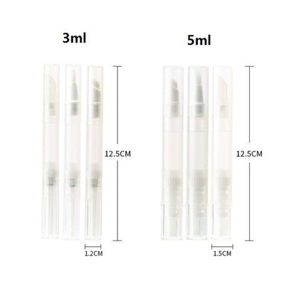 5 PCS Liquid Foundation Small Sample Refilling Pen Travel Portable Rotary Vacuum Refilling Bottle Specification： Flocking Type/3ml - Cosmetics bottle by PMC Jewellery | Online Shopping South Africa | PMC Jewellery