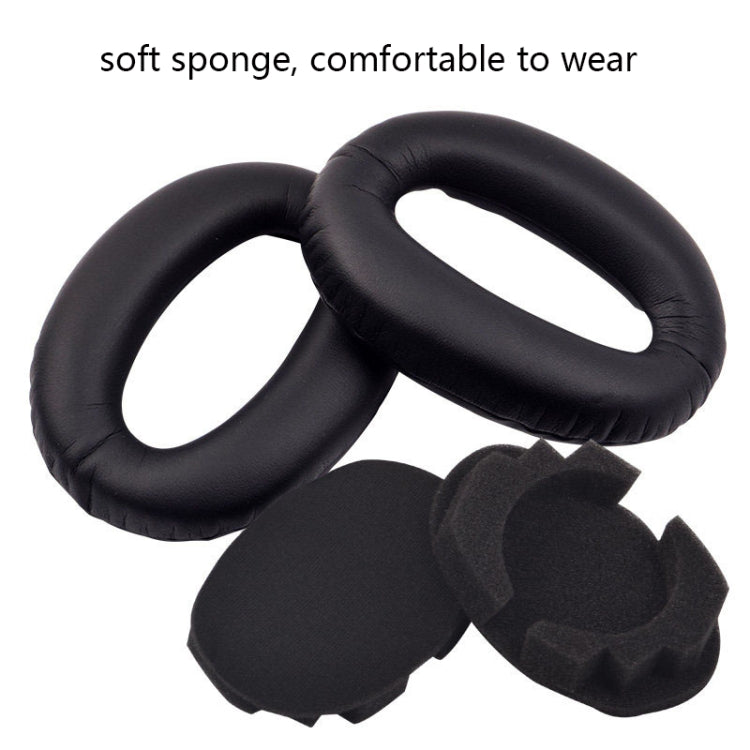 2 PCS Headset Comfortable Sponge Cover For Sony WH-1000xm2/xm3/xm4, Colour: (1000X / 1000XM2)Black Lambskin - Earmuff & Pad by PMC Jewellery | Online Shopping South Africa | PMC Jewellery