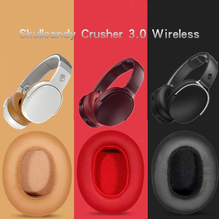 2 PCS Headphones Sponge Cover For Skullcandy Crusher 3.0 Wireless(Red) - Earmuff & Pad by PMC Jewellery | Online Shopping South Africa | PMC Jewellery | Buy Now Pay Later Mobicred