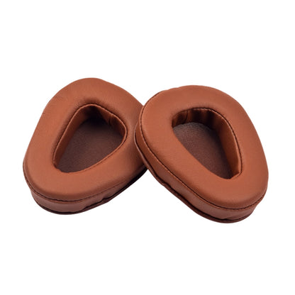 1 Pairs Headphone Sponge Leather Earmuffs For Skullcandy Aviator 2(Brown) - Earmuff & Pad by PMC Jewellery | Online Shopping South Africa | PMC Jewellery