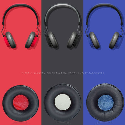 1 Pairs Headphone Sponge Cover Headphone Leather Cover For Jabra Revo Wireless, Colour: Black Gray Net - Earmuff & Pad by PMC Jewellery | Online Shopping South Africa | PMC Jewellery