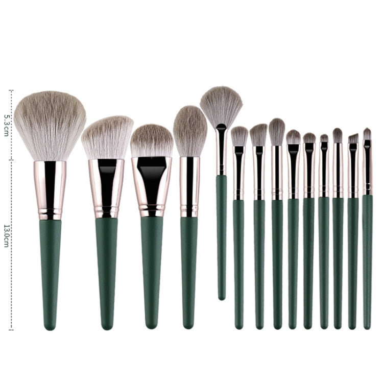 Soft Wooden Handle Makeup Brush Beauty Tools, Specification: With Brush Bucket - Makeup Brushes by PMC Jewellery | Online Shopping South Africa | PMC Jewellery