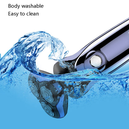 Sportsman SM-530 Electric Men Shaving Knife Multi-Function Base Charging Digital Water Washing Razor, Specification: US Plug(Purple) - Electric Shavers by SPORTSMAN | Online Shopping South Africa | PMC Jewellery | Buy Now Pay Later Mobicred