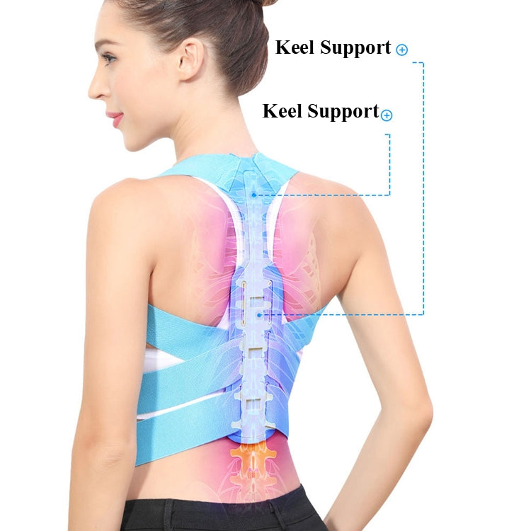 Humpback Correction Belt Back Posture Corrector, Specification: S(050 Adult Blue) - Corrector by PMC Jewellery | Online Shopping South Africa | PMC Jewellery