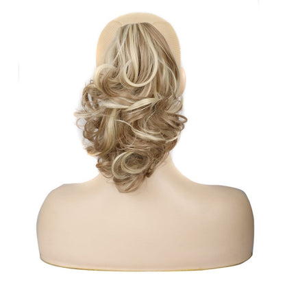 Women Curly Hair Short Ponytail Wig With Shark Clip(16H613 #) - Wigs by PMC Jewellery | Online Shopping South Africa | PMC Jewellery