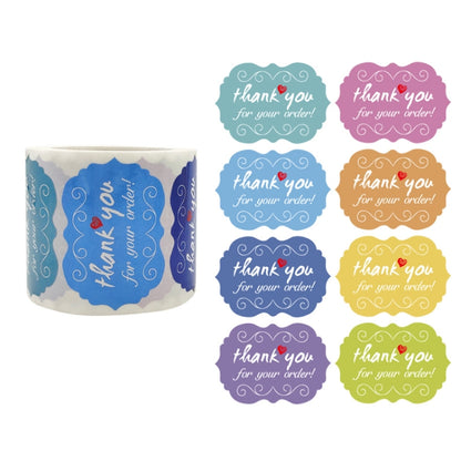 Thank You Sticker Seal Sticker Cake Decoration Label, Size: 50x35mm(K-112) - Sticker & Tags by PMC Jewellery | Online Shopping South Africa | PMC Jewellery