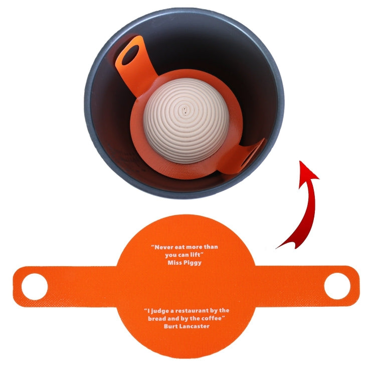 Oven Accessories Bread Dough Transfer Baking Mat Long Handle Extraction Mat(Orange) - Baking mat & Bakewares by PMC TechLife | Online Shopping South Africa | PMC TechLife