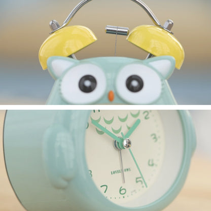 3 Inch Children Cartoon Owl Luminous Silent Bedside Snooze Small Alarm Clock(Gray) - Alarm Clocks by PMC Jewellery | Online Shopping South Africa | PMC Jewellery