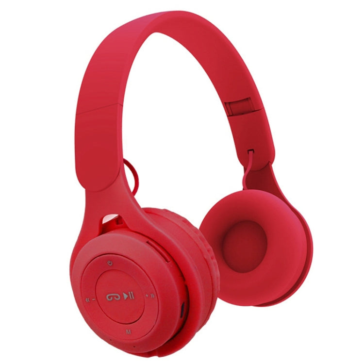 M6 Wireless Bluetooth Headset Folding Gaming Stereo Headset With Mic(Red) - Headset & Headphone by PMC Jewellery | Online Shopping South Africa | PMC Jewellery
