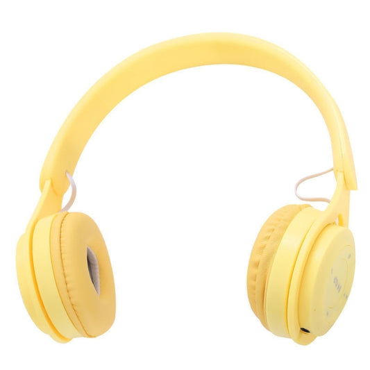 M6 Wireless Bluetooth Headset Folding Gaming Stereo Headset With Mic(Yellow) - Headset & Headphone by PMC Jewellery | Online Shopping South Africa | PMC Jewellery