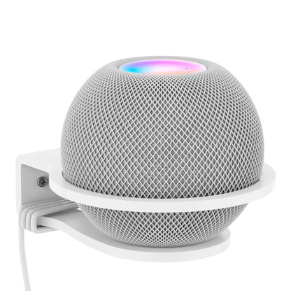 JP02Y Wall-Mounted / Desktop Acrylic Bracket For Apple HomePod Mini(White) - Speaker Bracket by PMC Jewellery | Online Shopping South Africa | PMC Jewellery