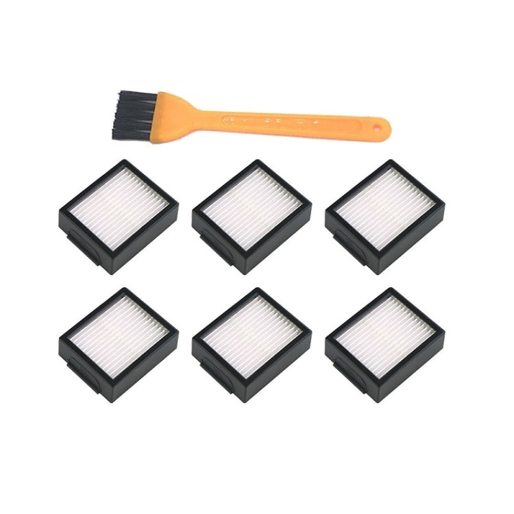 Sweeping Robot Hypa Filter For Irobot I7 I7+ E5 E6(6 Filters + Brush) - Other Accessories by PMC TechLife | Online Shopping South Africa | PMC TechLife