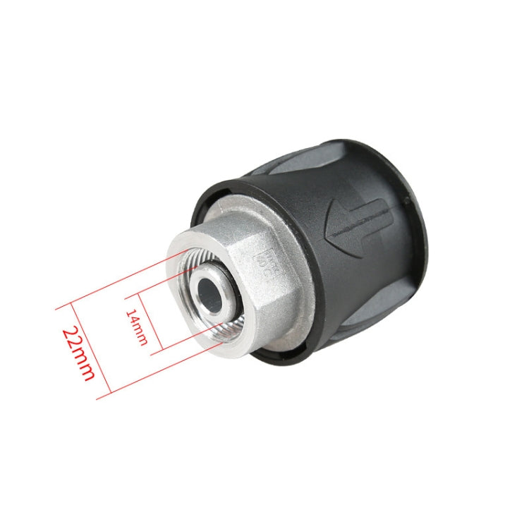 Aluminum Conversion Joint M22 / 14 Cleaning Machine Water Pipe Adapter For Karcher - free shipping - PMC TechLife - Order now!