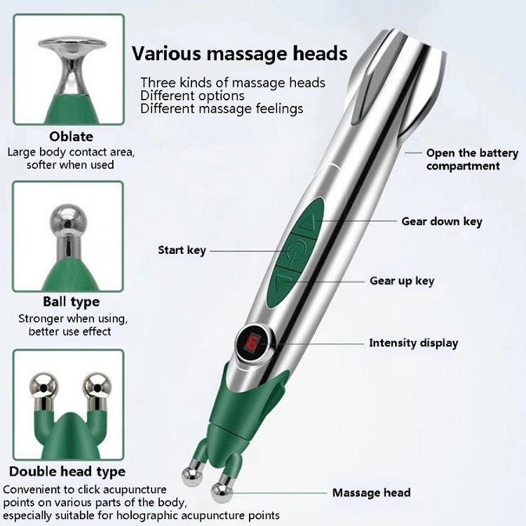 Analgesic Acupuncture Points And Meridian Pens Massage Physiotherapy Acupuncture Sticks(Rectangular) - Massage & Relaxation by PMC TechLife | Online Shopping South Africa | PMC TechLife