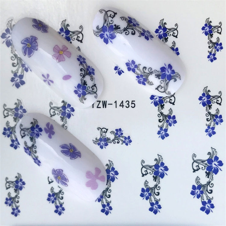 10 PCS Summer Colorful Nail Sticker Water Transfer Nail Decorations(YZW-125) - Nail Stickers by PMC Jewellery | Online Shopping South Africa | PMC Jewellery