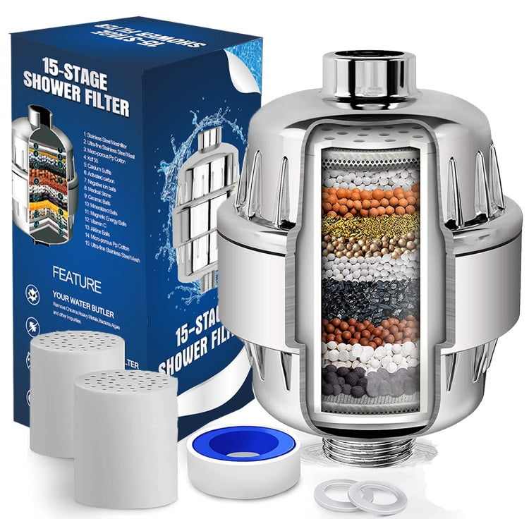 15 Layers Shower Water Purifier Shower Filter - Toilet Accessories by PMC Jewellery | Online Shopping South Africa | PMC Jewellery
