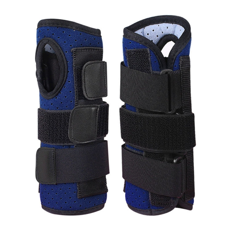 016 Wrist Joint Fixation Belt Sports Joint Dislocation Sprained Bone Fracture Rehabilitation Fixed Splint Guard, Specification: Right Hand(Blue) - Corrector by PMC Jewellery | Online Shopping South Africa | PMC Jewellery