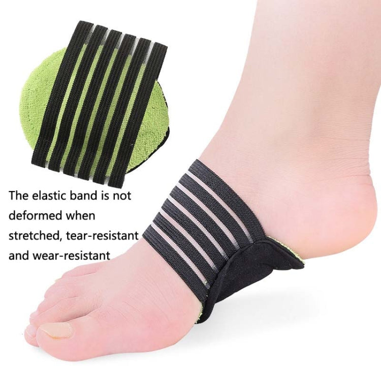 Plantar Fascia Heel Pad Arch Support Insole Heel Pain Relief And Shock Absorption Orthosis, Size: Free Size(Green Black) - Shoes Care by PMC Jewellery | Online Shopping South Africa | PMC Jewellery