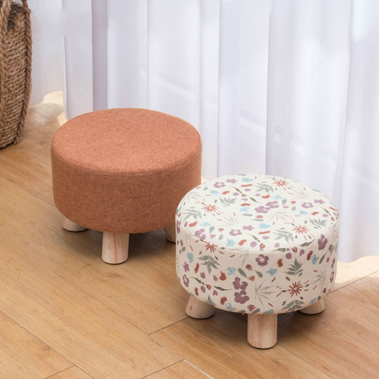 Fashion Creative Small Stool Living Room Home Solid Wood Small Chair(Green) - Chairs by PMC TechLife | Online Shopping South Africa | PMC TechLife | Buy Now Pay Later Mobicred