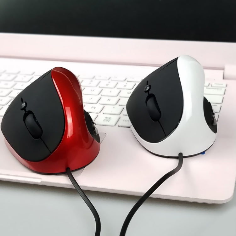 JSY-05 6 Keys Wired Vertical Mouse Ergonomics Brace Optical Mouse(Blue) - free shipping - PMC TechLife - Order now!