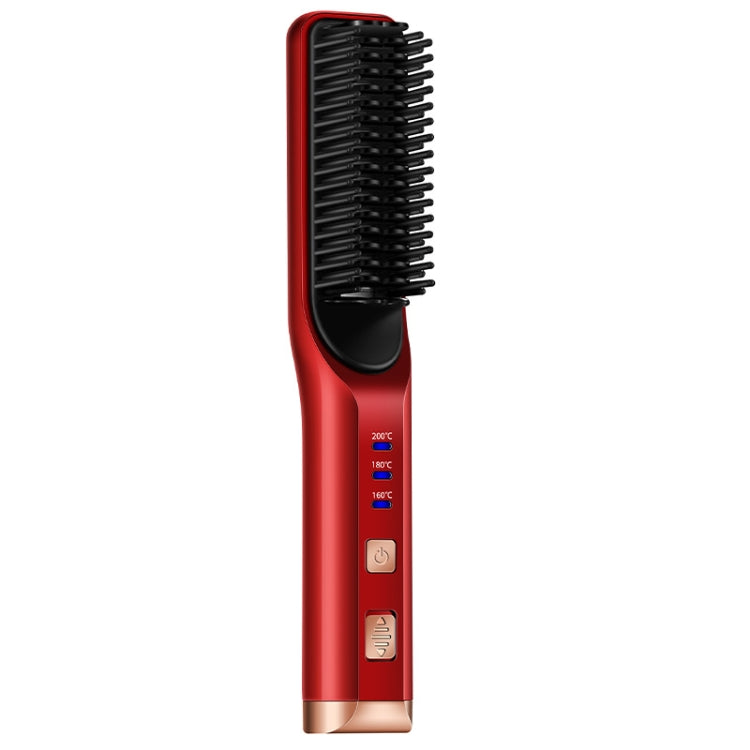 2 In 1 Curling And Straightening Dual-Use Mini Multi-Function Hair Straightener, Colour : Red - Hair Curler by PMC Jewellery | Online Shopping South Africa | PMC Jewellery