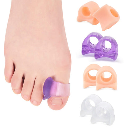 10 Pairs Great Toe Orthosis Separator Soft and Comfortable Toe Care Cover, Size: M(Transparent) - Corrector by PMC Jewellery | Online Shopping South Africa | PMC Jewellery