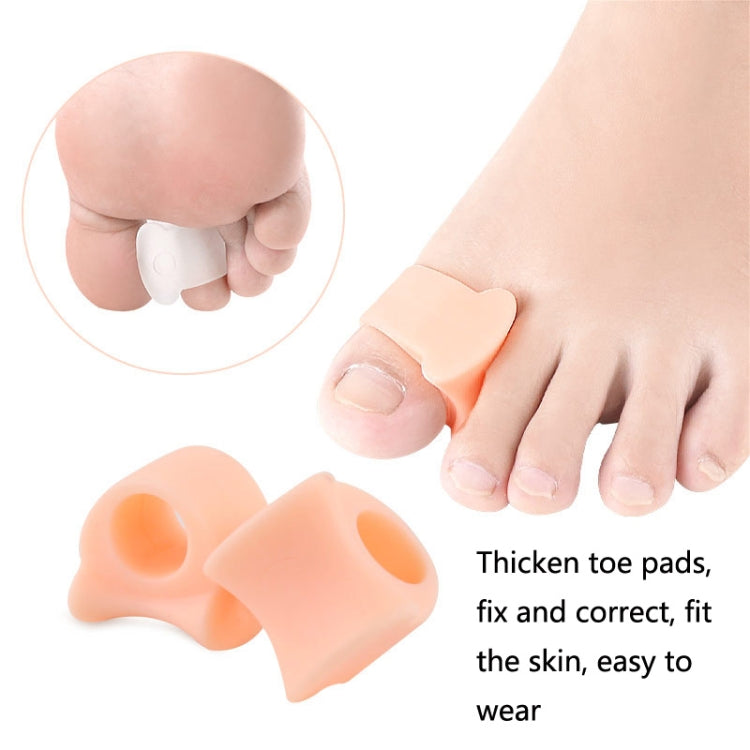 10 Pairs Great Toe Orthosis Separator Soft and Comfortable Toe Care Cover, Size: M(Skin Color) - Corrector by PMC Jewellery | Online Shopping South Africa | PMC Jewellery