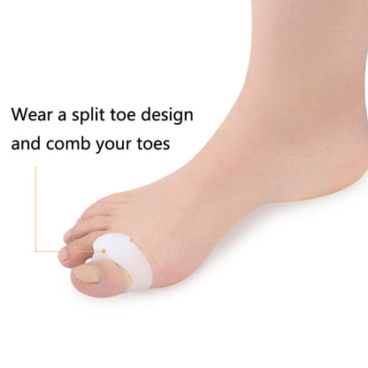 10 Pairs Great Toe Orthosis Separator Soft and Comfortable Toe Care Cover, Size: L(Transparent) - Corrector by PMC Jewellery | Online Shopping South Africa | PMC Jewellery