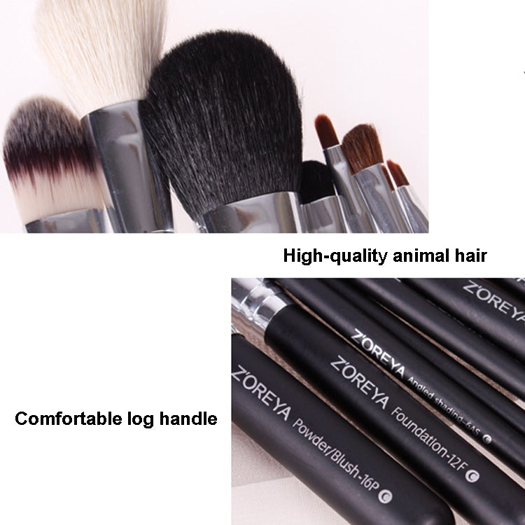 ZOREYA 7-In-1 Portable Bucket Makeup Brush Set For Beginners Makeup Bucket Brush, Exterior color: Purple - Makeup Brushes by PMC Jewellery | Online Shopping South Africa | PMC Jewellery