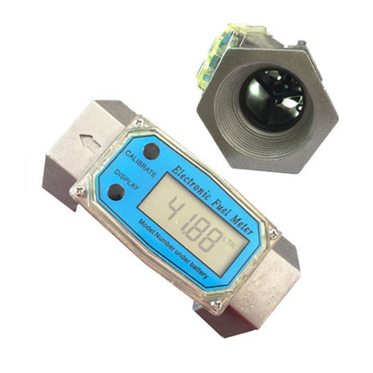 BD-H01 Electronic Display Turbine Flow Meter Metering Diesel Kerosene Methanol Urea Flow Meter Count Flow Meter, Specification: 1 Inch - Clocks & Car Meters by PMC Jewellery | Online Shopping South Africa | PMC Jewellery