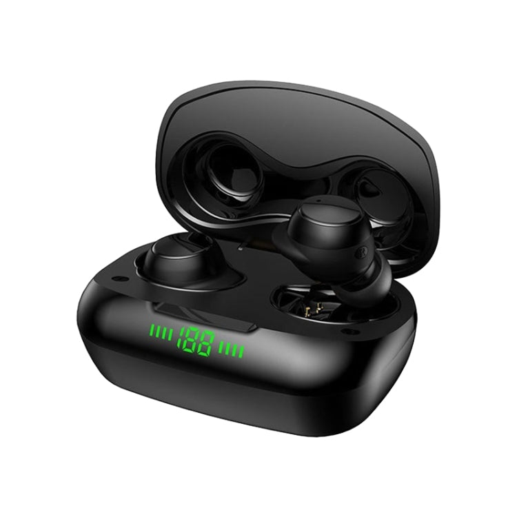 TWS-24 Bluetooth 5.0 Wireless Noise Cancelling Waterproof Touch Control Mini Earphone Support Voice Assistant(Black) - TWS Earphone by PMC Jewellery | Online Shopping South Africa | PMC Jewellery