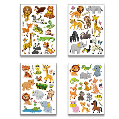 10 PCS Animal Bronzing Cartoon Tattoo Stickers Children Temporary Arm Stickers(WE-017) - Sticker by PMC Jewellery | Online Shopping South Africa | PMC Jewellery