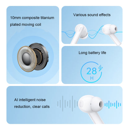 OPPO Enco Air2i In-Ear AI Call Noise Reduction Music Game Wireless Bluetooth Earphones(White) - Bluetooth Earphone by OPPO | Online Shopping South Africa | PMC Jewellery